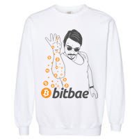 Crypto Salt Bae Bitcoin Garment-Dyed Sweatshirt