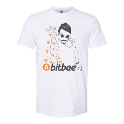 Crypto Salt Bae Bitcoin Softstyle CVC T-Shirt