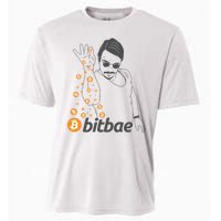 Crypto Salt Bae Bitcoin Cooling Performance Crew T-Shirt