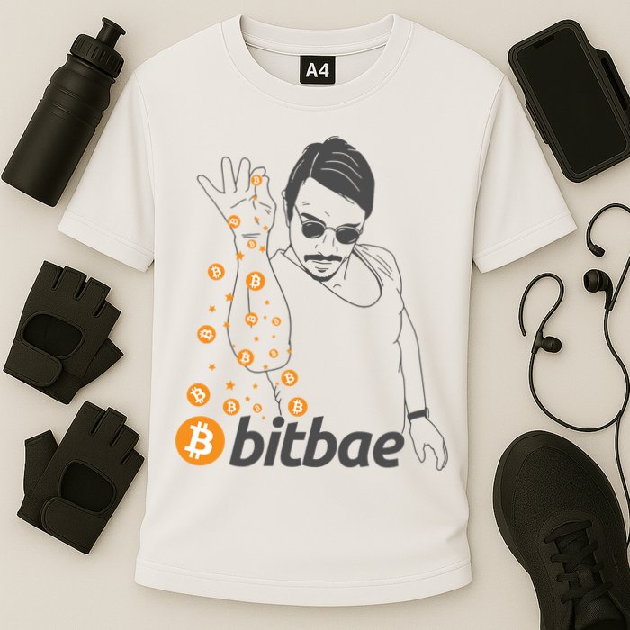 Crypto Salt Bae Bitcoin Performance Shirt