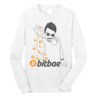 Crypto Salt Bae Bitcoin Long Sleeve Shirt