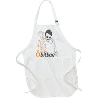 Crypto Salt Bae Bitcoin Full-Length Apron With Pockets