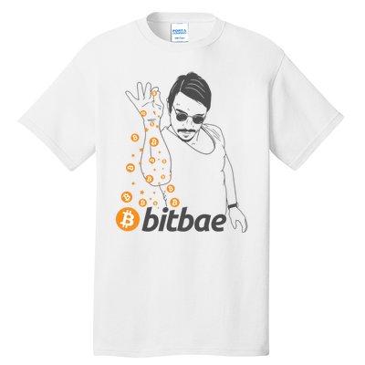 Crypto Salt Bae Bitcoin Tall T-Shirt