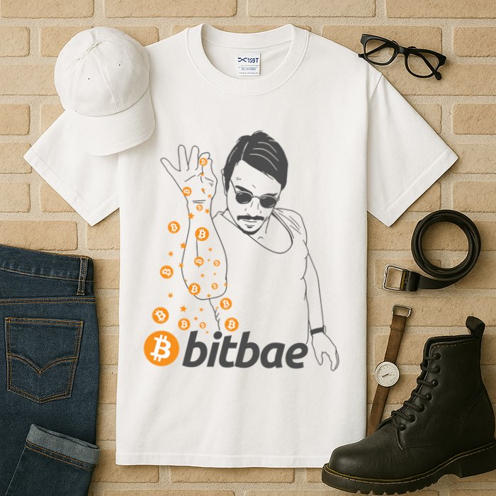 Crypto Salt Bae Bitcoin Tall T-Shirt