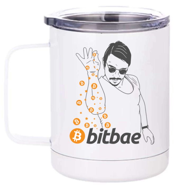 Crypto Salt Bae Bitcoin 12 oz Stainless Steel Tumbler Cup