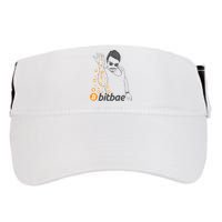Crypto Salt Bae Bitcoin Adult Drive Performance Visor