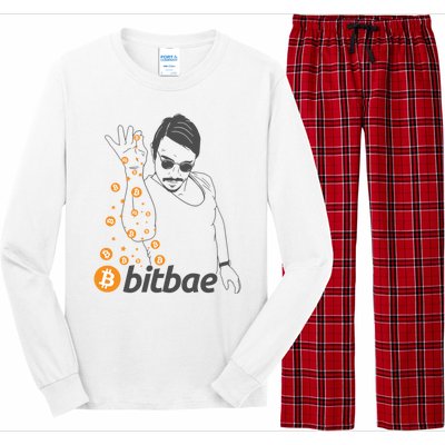 Crypto Salt Bae Bitcoin Long Sleeve Pajama Set