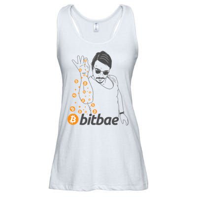 Crypto Salt Bae Bitcoin Ladies Essential Flowy Tank