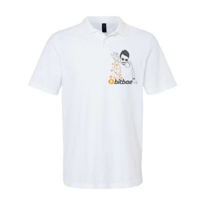 Crypto Salt Bae Bitcoin Softstyle Adult Sport Polo