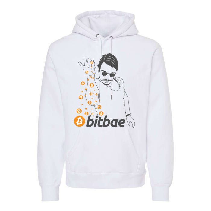 Crypto Salt Bae Bitcoin Premium Hoodie