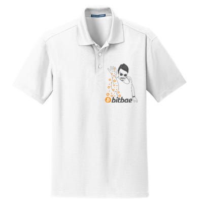 Crypto Salt Bae Bitcoin Dry Zone Grid Polo