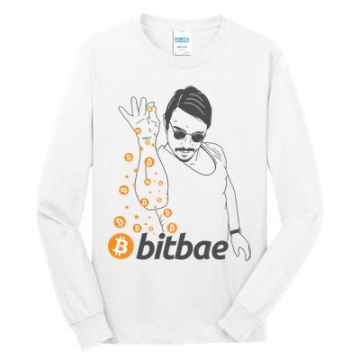 Crypto Salt Bae Bitcoin Tall Long Sleeve T-Shirt