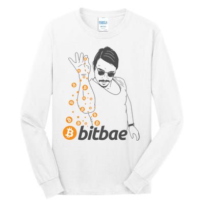 Crypto Salt Bae Bitcoin Tall Long Sleeve T-Shirt