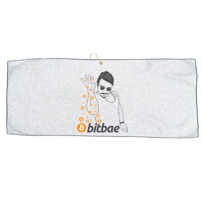 Crypto Salt Bae Bitcoin Large Microfiber Waffle Golf Towel