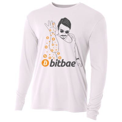 Crypto Salt Bae Bitcoin Cooling Performance Long Sleeve Crew