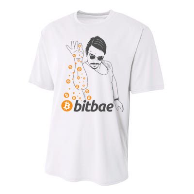 Crypto Salt Bae Bitcoin Performance Sprint T-Shirt