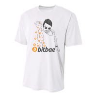 Crypto Salt Bae Bitcoin Youth Performance Sprint T-Shirt