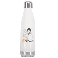 Crypto Salt Bae Bitcoin Stainless Steel Insulated Water Bottle