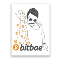 Crypto Salt Bae Bitcoin Poster