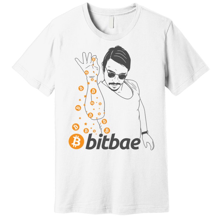 Crypto Salt Bae Bitcoin Premium T-Shirt