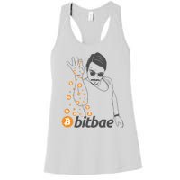 Crypto Salt Bae Bitcoin Women's Racerback Tank