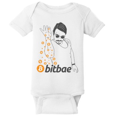 Crypto Salt Bae Bitcoin Baby Bodysuit