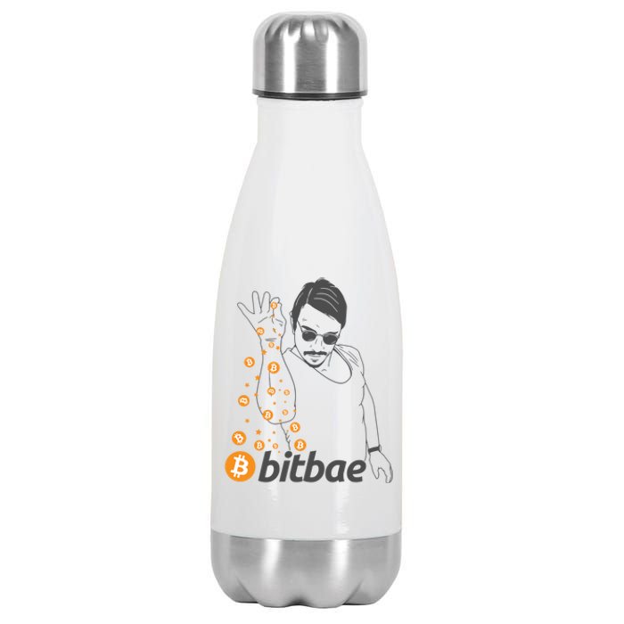 Crypto Salt Bae Bitcoin Stainless Steel Insulated Water Bottle