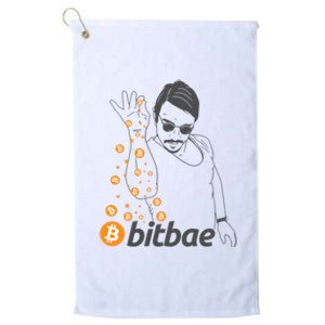 Crypto Salt Bae Bitcoin Platinum Collection Golf Towel