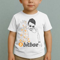 Crypto Salt Bae Bitcoin Toddler T-Shirt
