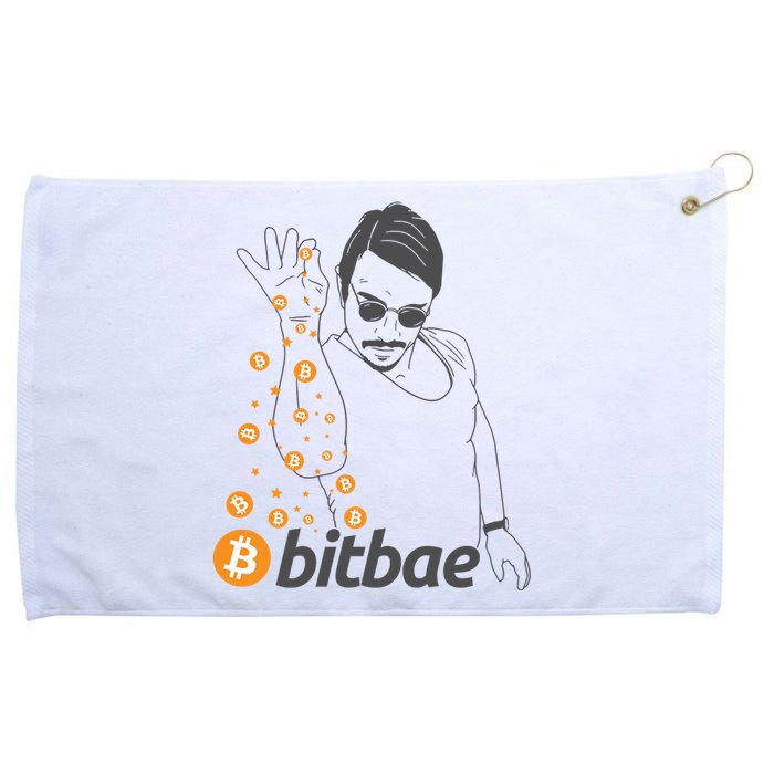 Crypto Salt Bae Bitcoin Grommeted Golf Towel