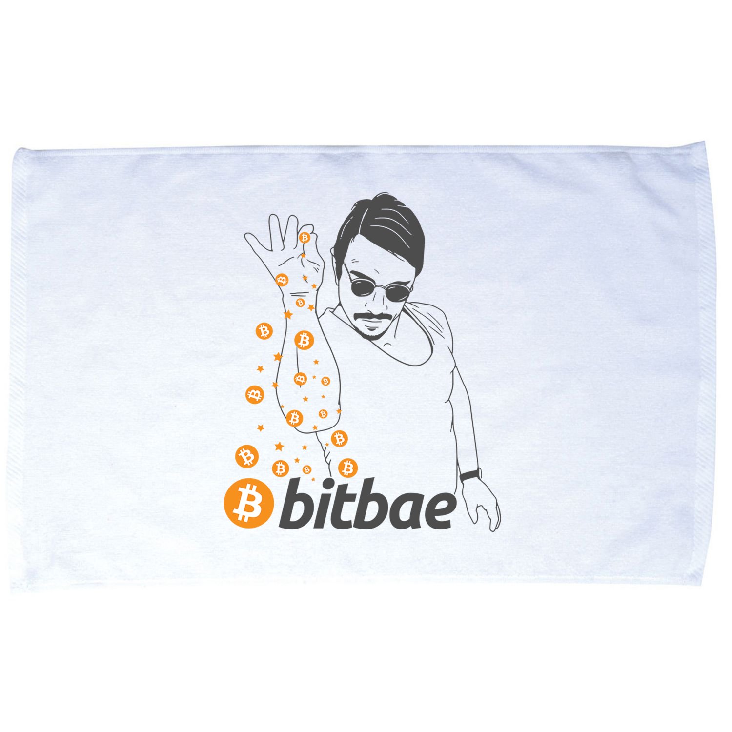 Crypto Salt Bae Bitcoin Microfiber Hand Towel