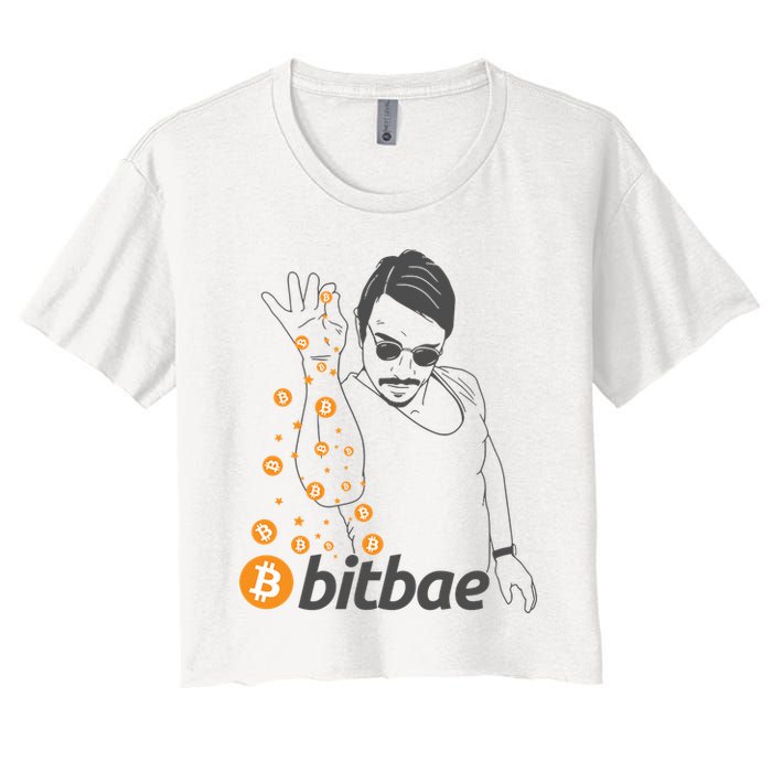 Crypto Salt Bae Bitcoin Crop Top