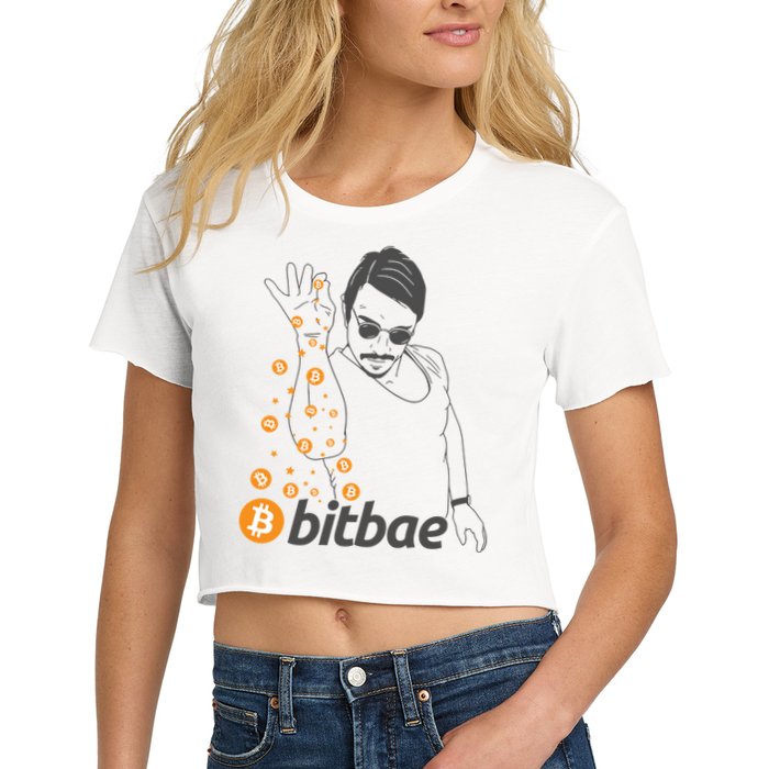 Crypto Salt Bae Bitcoin Crop Top