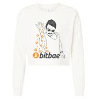 Crypto Salt Bae Bitcoin Cropped Pullover Crew