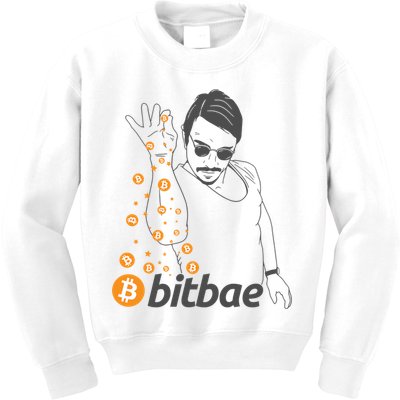 Crypto Salt Bae Bitcoin Kids Sweatshirt
