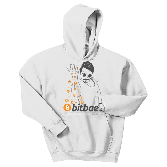 Crypto Salt Bae Bitcoin Kids Hoodie