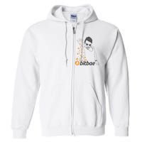 Crypto Salt Bae Bitcoin Full Zip Hoodie