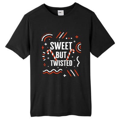 Christmas Sweet But Twisted Candy Cane Matching Design Tee Great Gift Tall Fusion ChromaSoft Performance T-Shirt