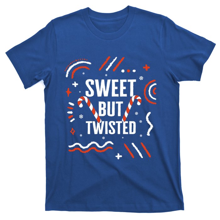 Christmas Sweet But Twisted Candy Cane Matching Design Tee Great Gift T-Shirt