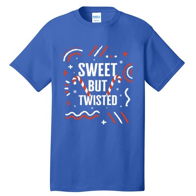 Christmas Sweet But Twisted Candy Cane Matching Design Tee Great Gift Tall T-Shirt