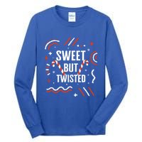 Christmas Sweet But Twisted Candy Cane Matching Design Tee Great Gift Tall Long Sleeve T-Shirt