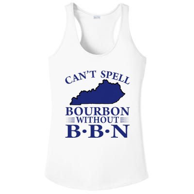 CanT Spell Bourbon Without Bbn Kentucky Bourbon Trail Ladies PosiCharge Competitor Racerback Tank