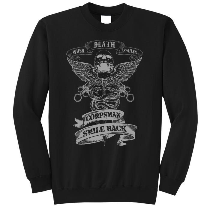 Corpsman Smile Back 8404 Gift For Corpsman Veteran Sweatshirt