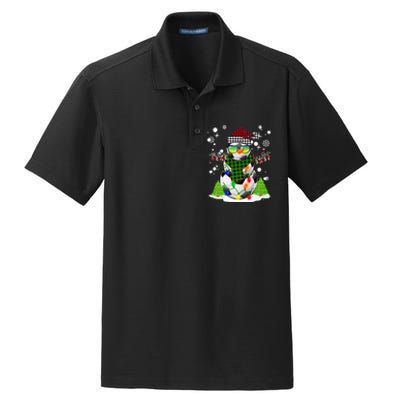 Christmas Soccer Ball Snowman Santa Hat Pajamas For Boys Premium Dry Zone Grid Polo