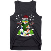 Christmas Soccer Ball Snowman Santa Hat Pajamas For Boys Premium Tank Top