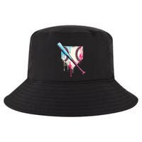 Cool Sport B.A.S.E.B.A.L.L Home Plate Drip With Sprinkles Drip Cool Comfort Performance Bucket Hat