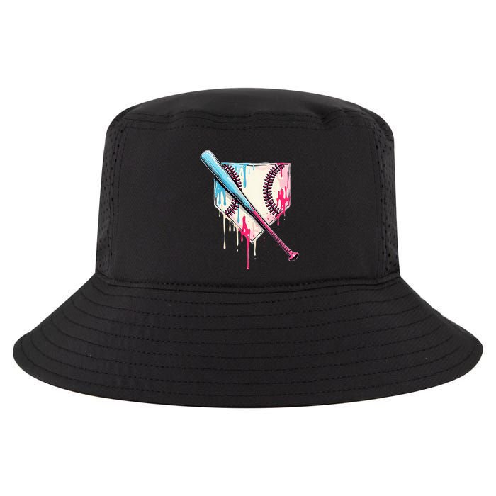 Cool Sport B.A.S.E.B.A.L.L Home Plate Drip With Sprinkles Drip Cool Comfort Performance Bucket Hat