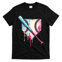 Cool Sport B.A.S.E.B.A.L.L Home Plate Drip With Sprinkles Drip T-Shirt