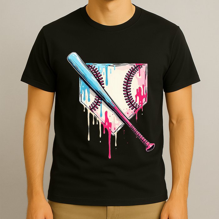 Cool Sport B.A.S.E.B.A.L.L Home Plate Drip With Sprinkles Drip T-Shirt