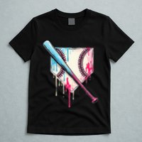 Cool Sport B.A.S.E.B.A.L.L Home Plate Drip With Sprinkles Drip T-Shirt